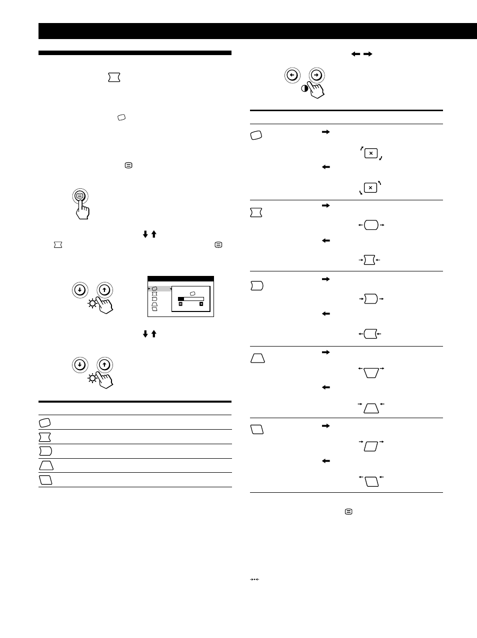 Die bildschirmanzeige geometrie, Einstellen des monitors | IBM P96 User Manual | Page 60 / 128