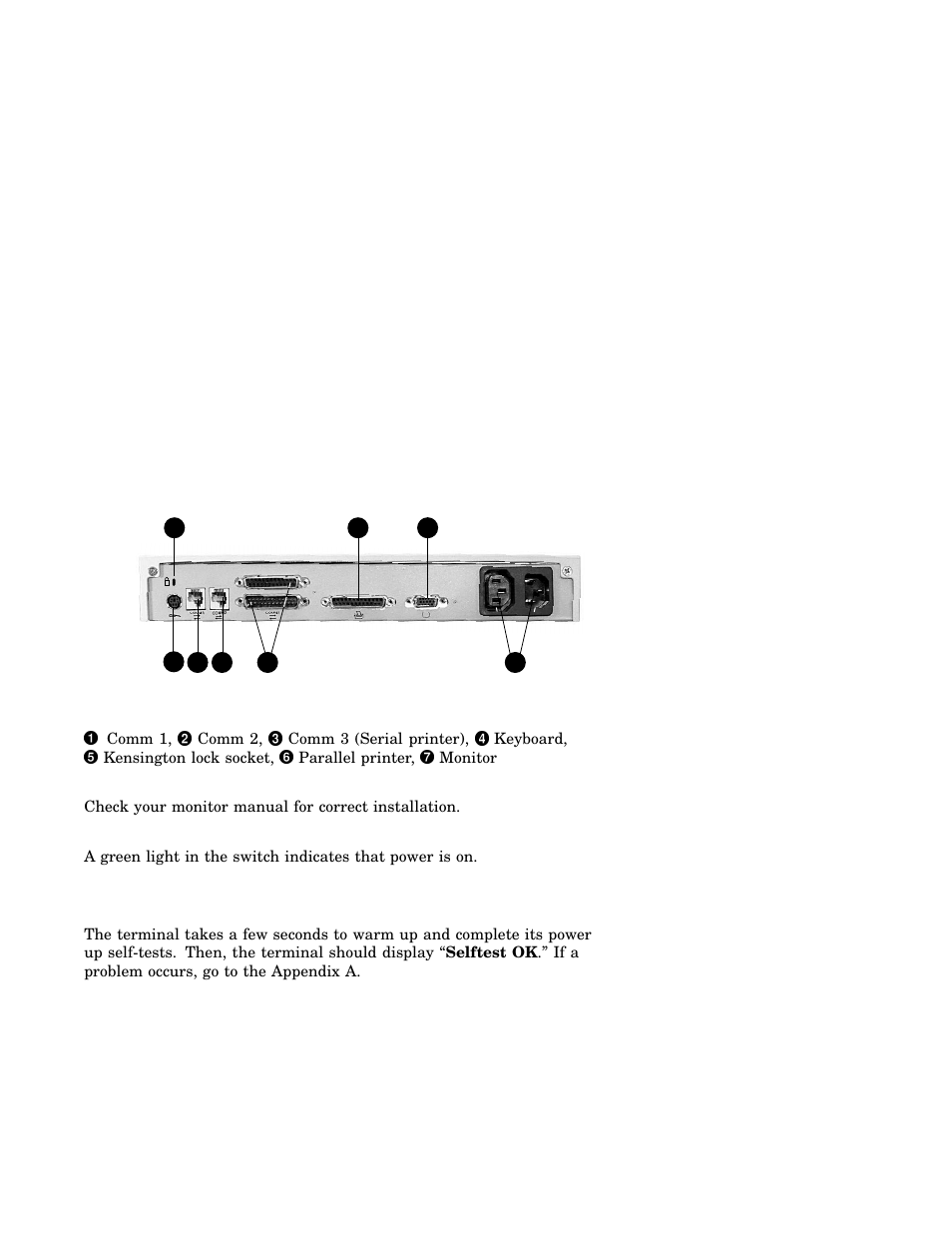 1 installation | IBM Asynchronous Color Terminals WS525 User Manual | Page 10 / 44