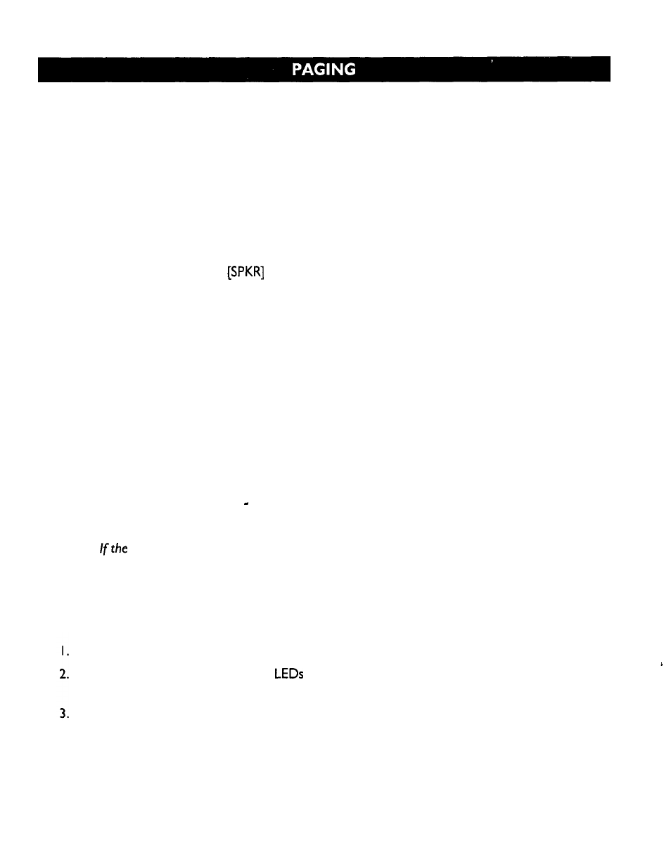 Paging an individual extension, Receiving an individual page | IBM -4900 User Manual | Page 31 / 44