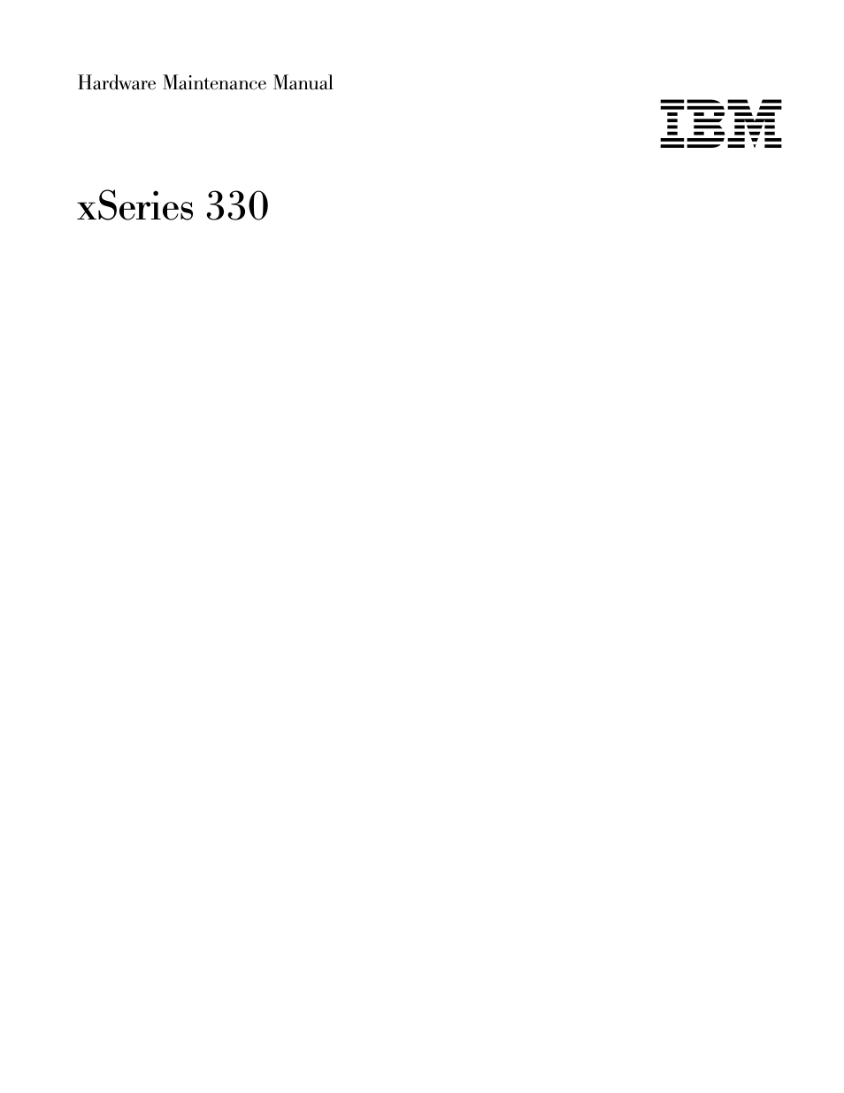 Xseries 330 | IBM xSeries 330 User Manual | Page 3 / 158