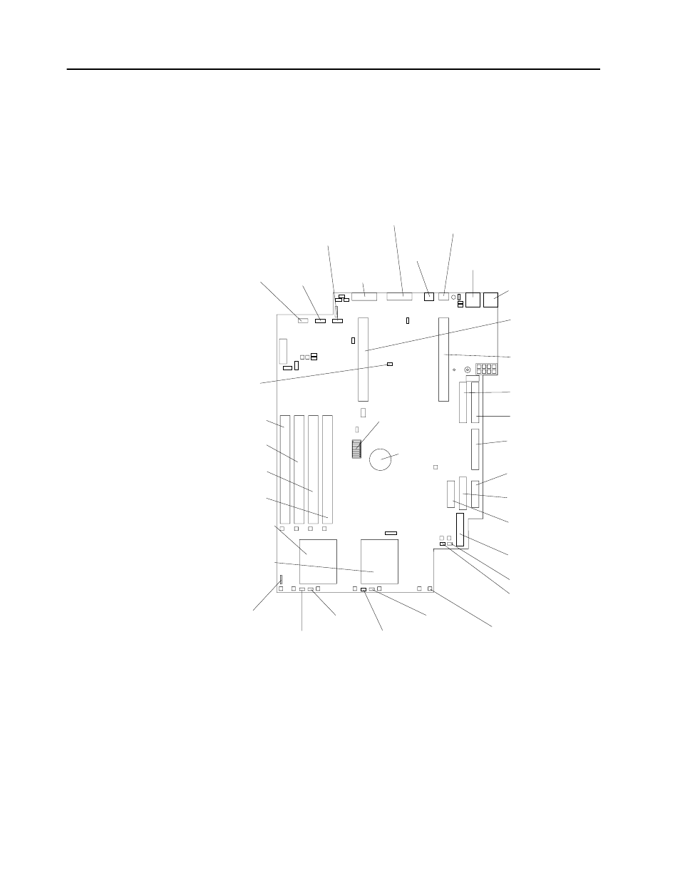 System board, System board options connectors | IBM xSeries 330 User Manual | Page 48 / 158