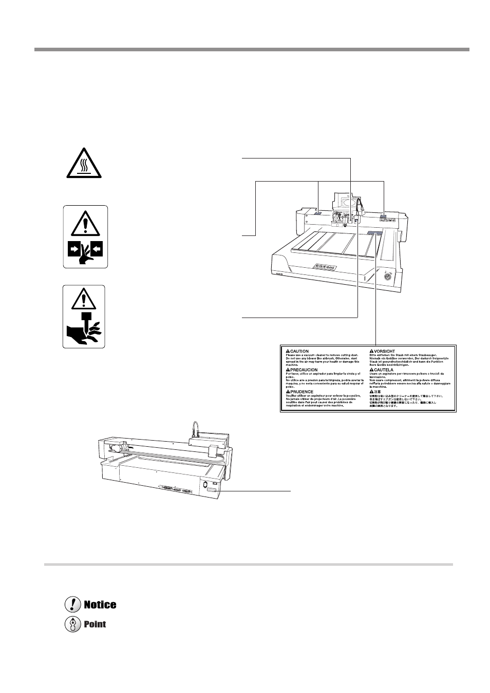 About the labels affixed to the unit | IBM EGX-400 User Manual | Page 13 / 149