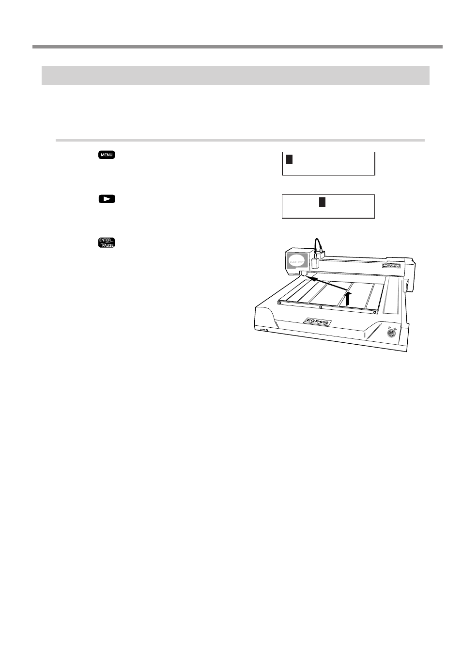 Moving the spindle head out of the way quickly | IBM EGX-400 User Manual | Page 31 / 149