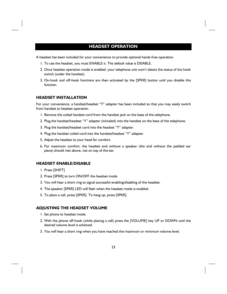 IBM 4 LINE TELEPHONE WITH CALLER ID -412CID User Manual | Page 23 / 43