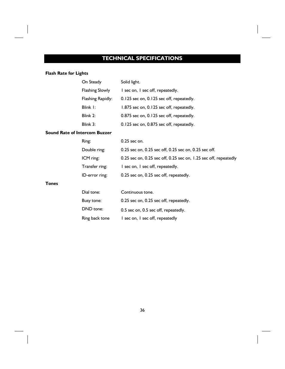 IBM 4 LINE TELEPHONE WITH CALLER ID -412CID User Manual | Page 36 / 43
