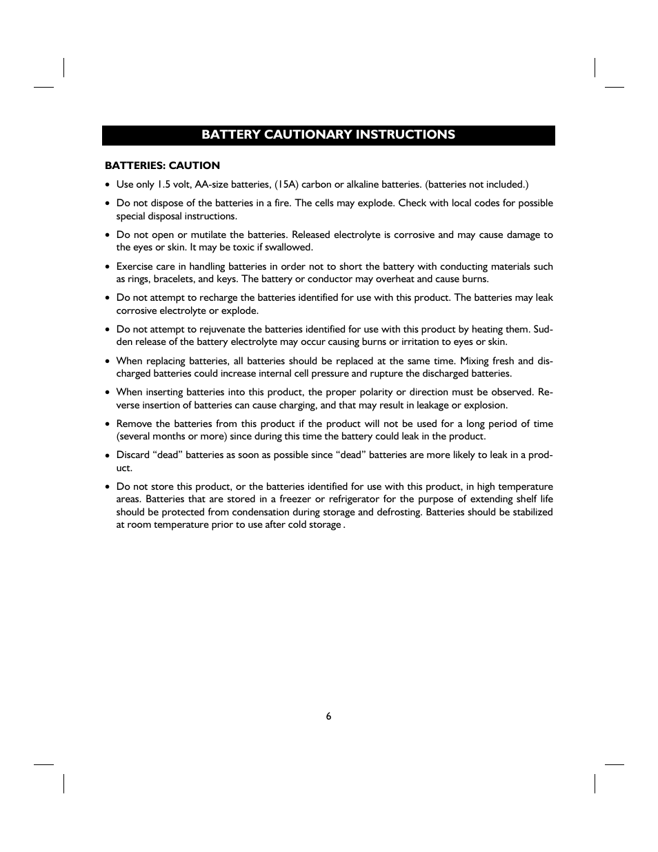 IBM 4 LINE TELEPHONE WITH CALLER ID -412CID User Manual | Page 6 / 43