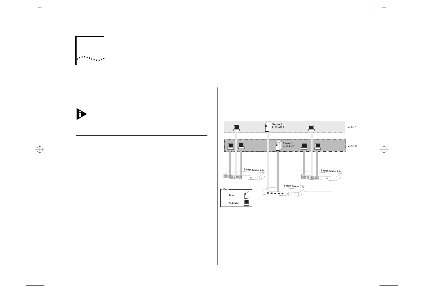 Virtual lan concepts, What is a virtual lan (vlan), Creating inter-switch vlans | Irtual, Lan c, Oncepts, What is a virtual lan (vlan)? 3-1, Creating inter-switch vlans 3-1, Chapter 3, ‘virtual lan concepts, Chapter 3, “virtual lan concepts” de | IBM ATM OC-3c User Manual | Page 29 / 140