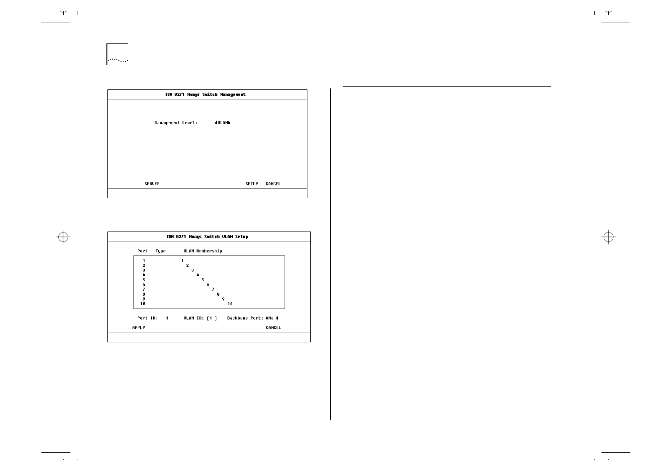Atm port setup, Atm port setup 8-6 | IBM ATM OC-3c User Manual | Page 58 / 140