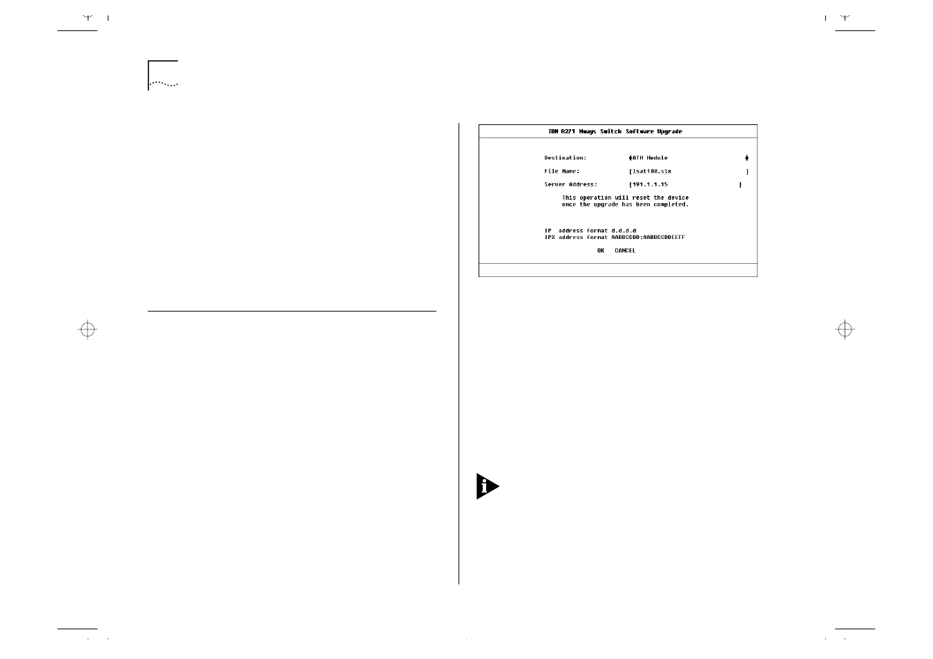 Upgrading software, Upgrading software 8-12 | IBM ATM OC-3c User Manual | Page 64 / 140