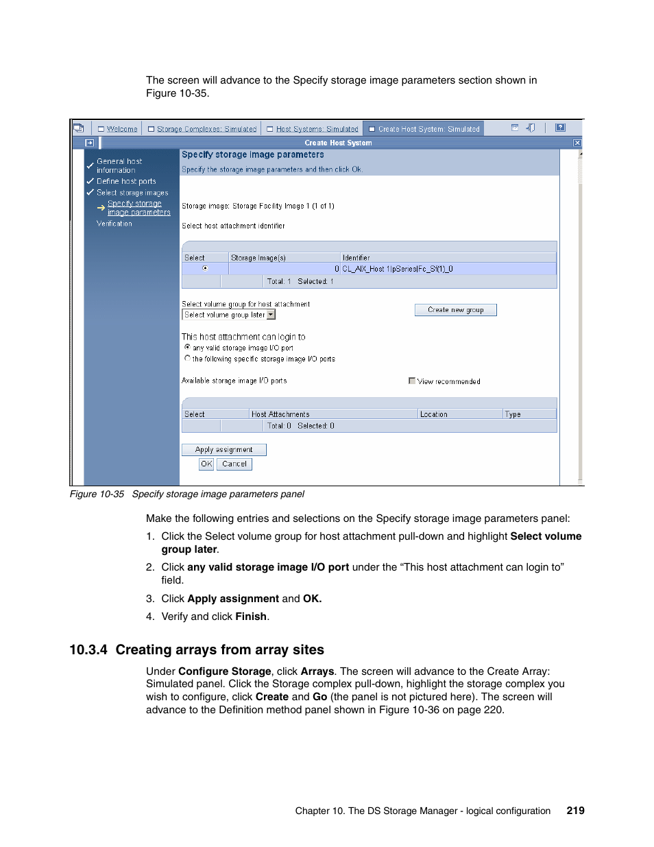 4 creating arrays from array sites | IBM DS8000 User Manual | Page 241 / 450