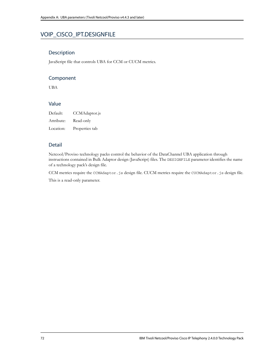 Voip_cisco_ipt.designfile | IBM CISCO R2E2 User Manual | Page 76 / 110