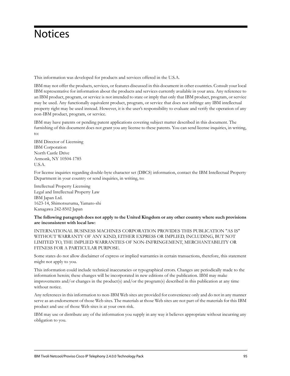 Notices | IBM CISCO R2E2 User Manual | Page 99 / 110