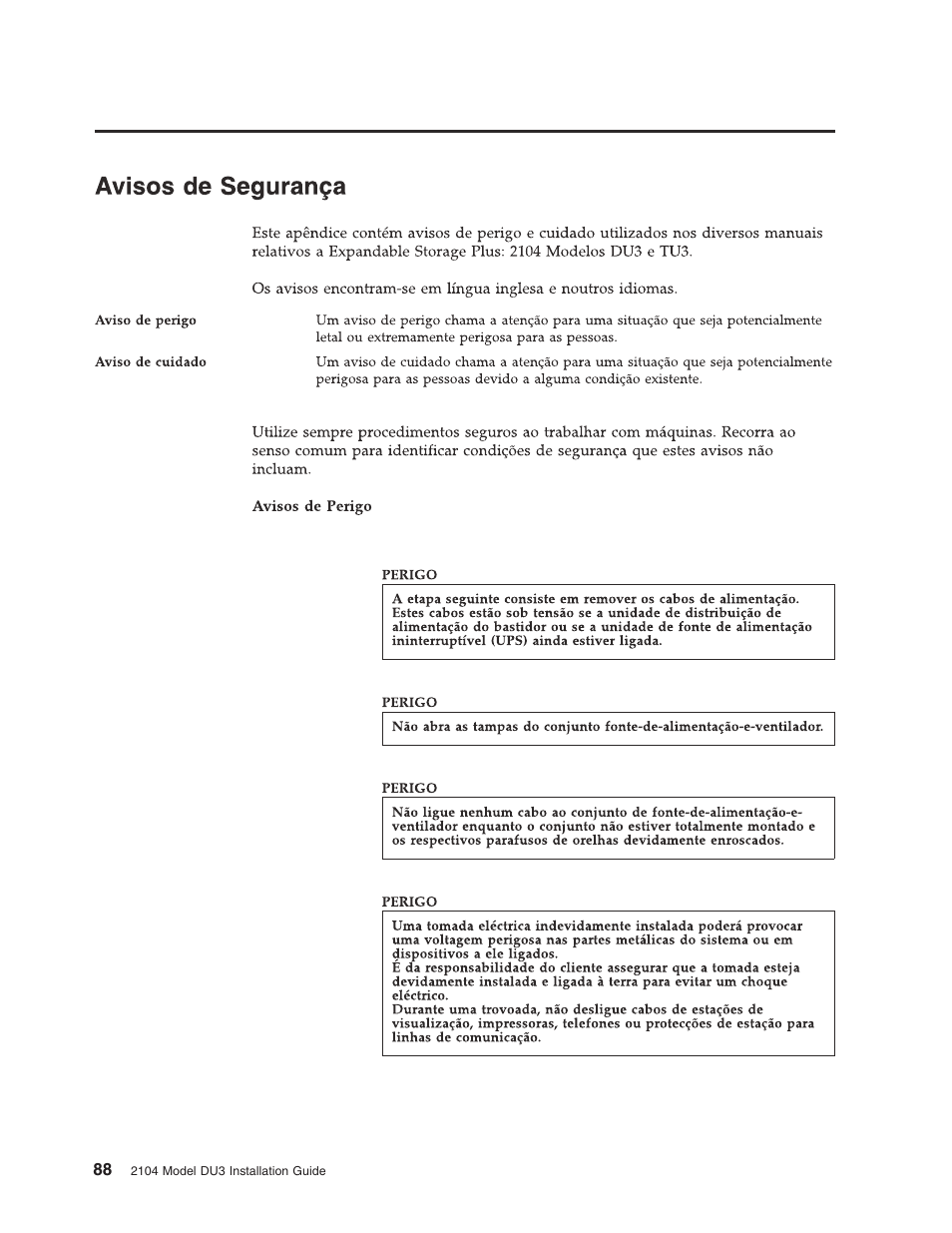 IBM 2104 Model DU3 User Manual | Page 104 / 114