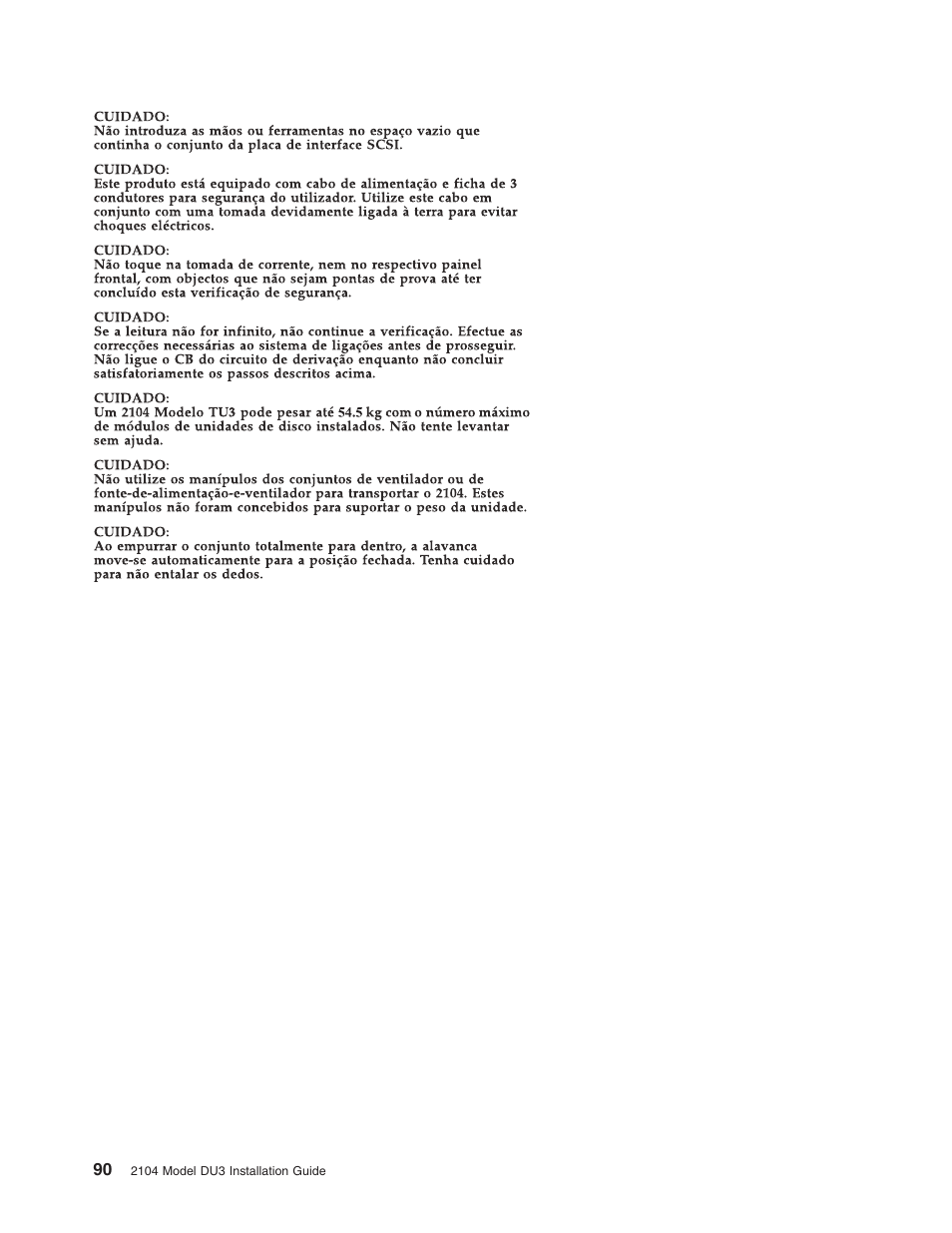 IBM 2104 Model DU3 User Manual | Page 106 / 114