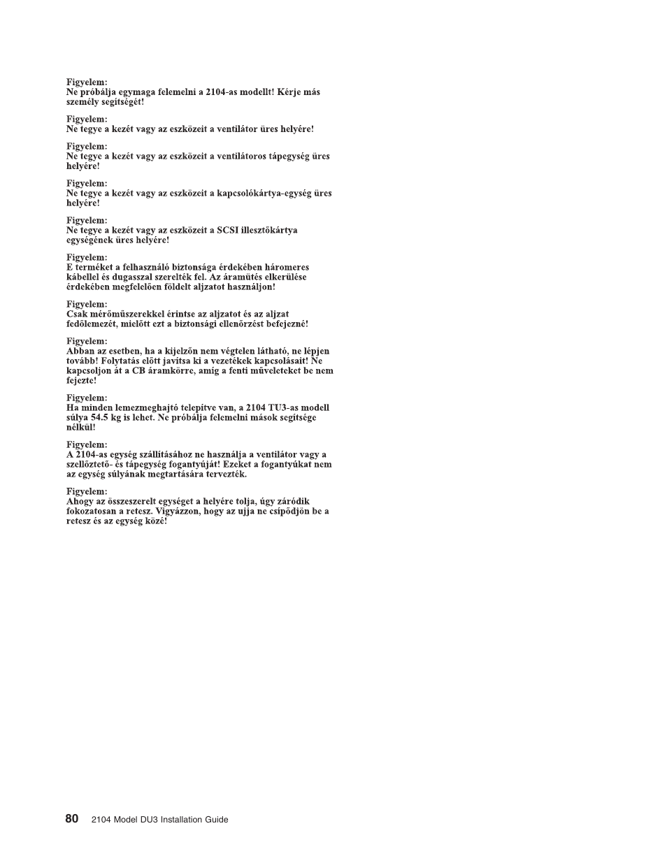 IBM 2104 Model DU3 User Manual | Page 96 / 114