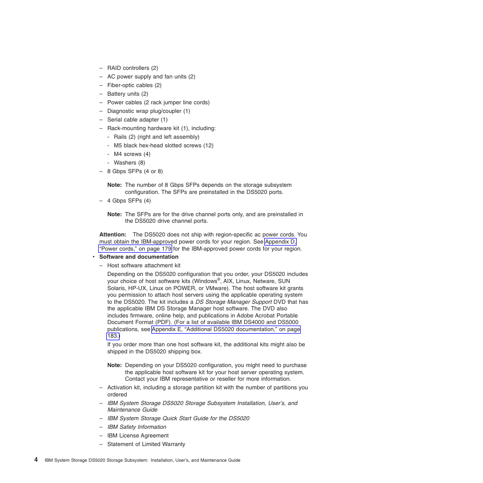 IBM System Storage Subsystem DS5020 User Manual | Page 34 / 250