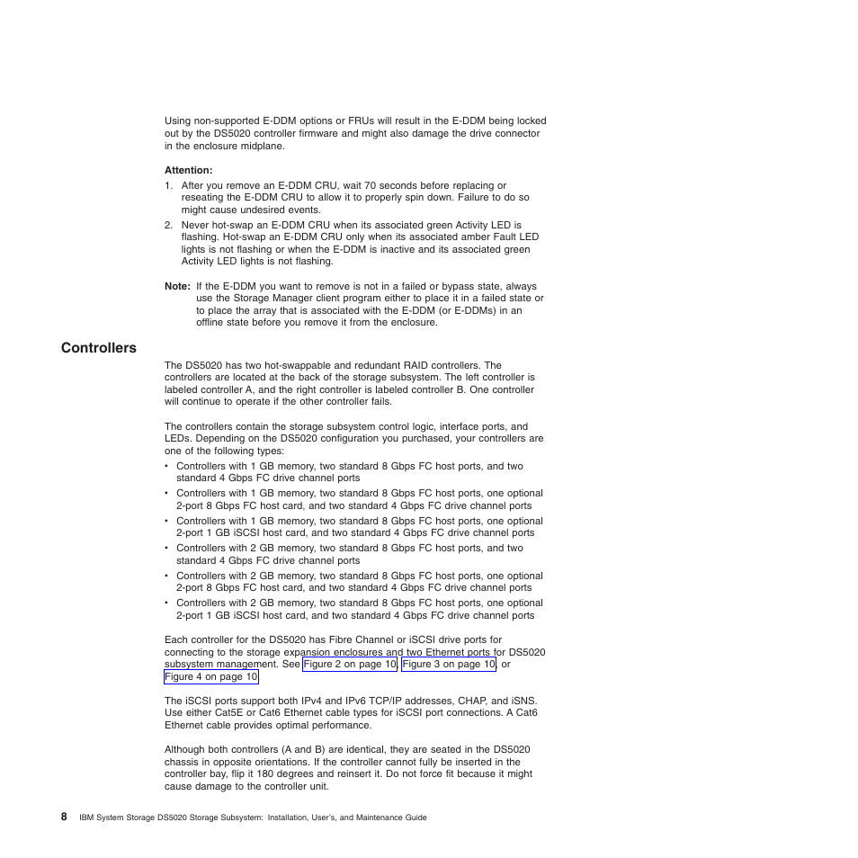 Controllers | IBM System Storage Subsystem DS5020 User Manual | Page 38 / 250