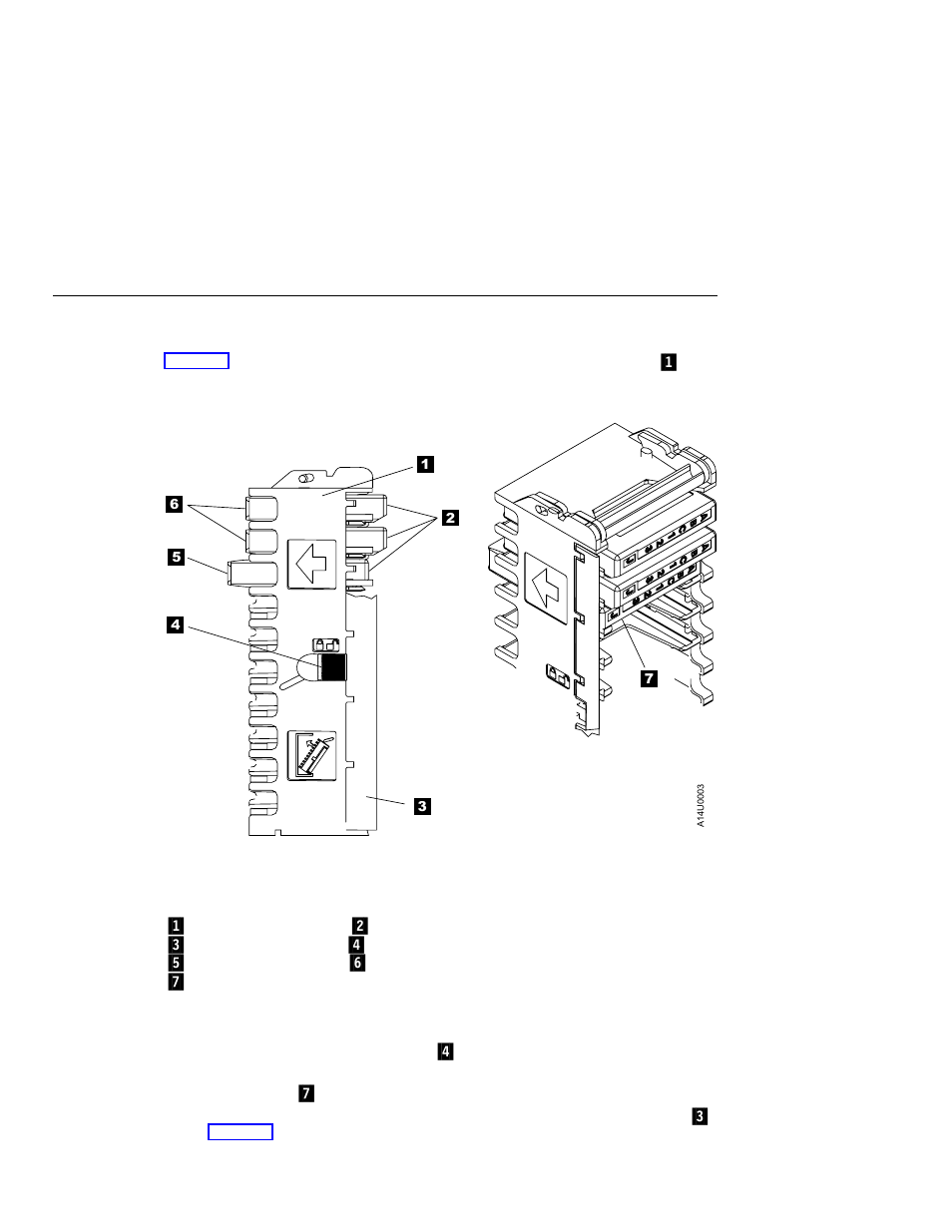 Acf magazine, Cartridge magazine positions, Left view of the 3590 magazine cartridge positions | IBM 3590 User Manual | Page 72 / 167