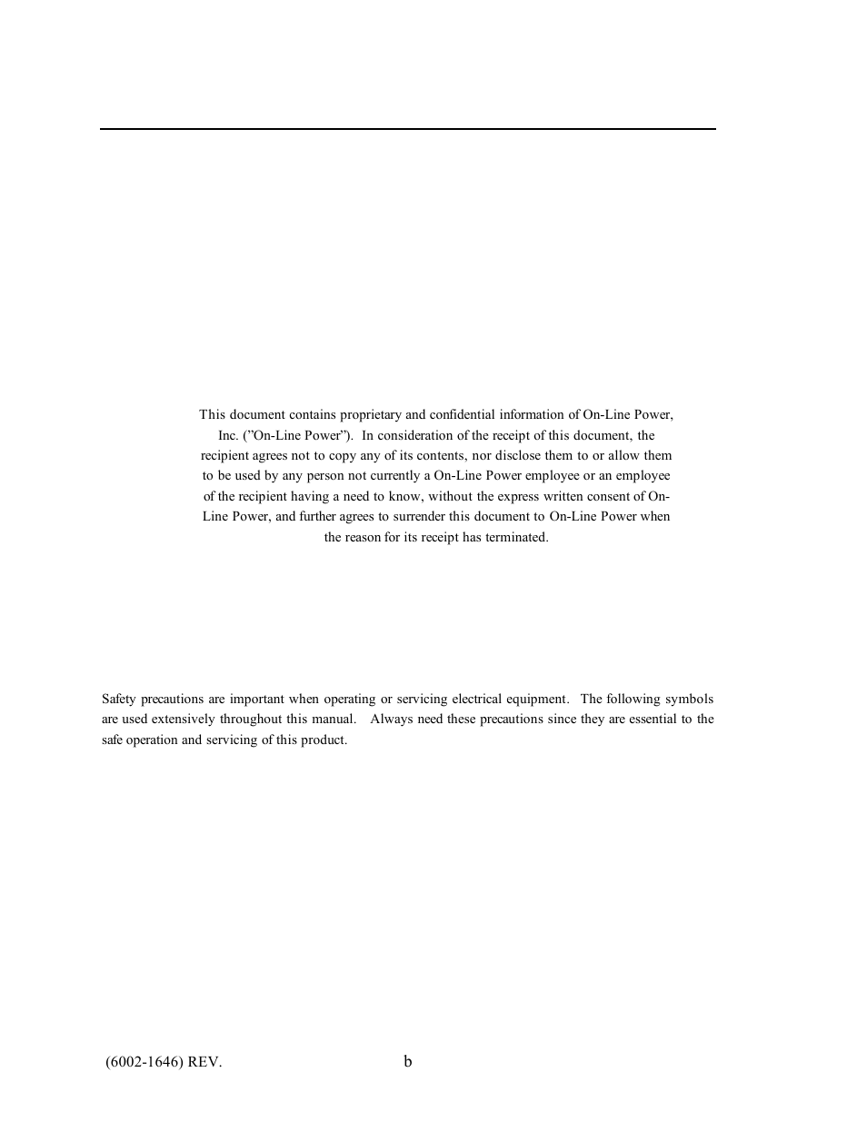 Online power, Safety | IBM Fire Alarm Back-up UPS1481 UNIT User Manual | Page 3 / 50