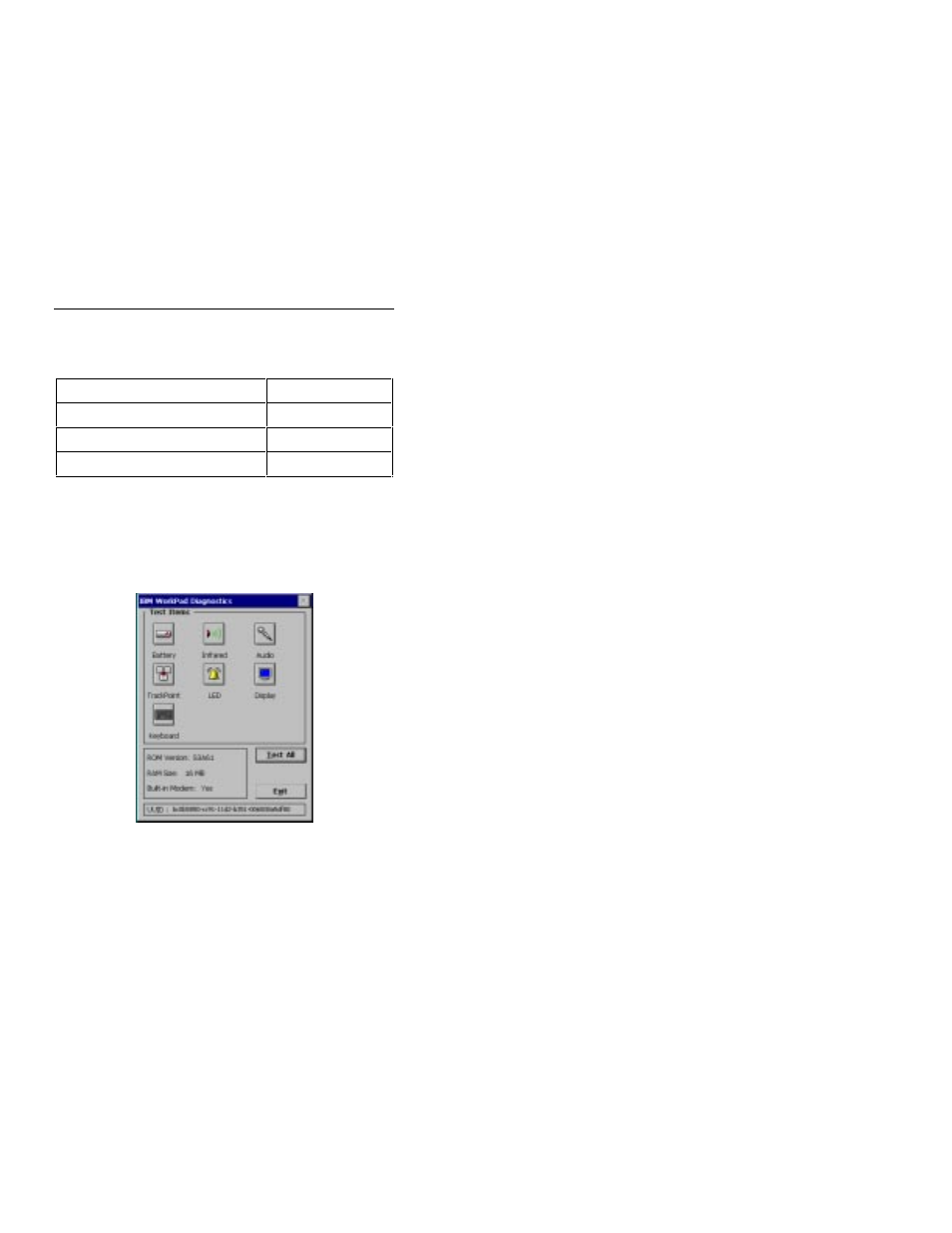 Running the diagnostics, Pc card slot test | IBM Z50 User Manual | Page 42 / 77