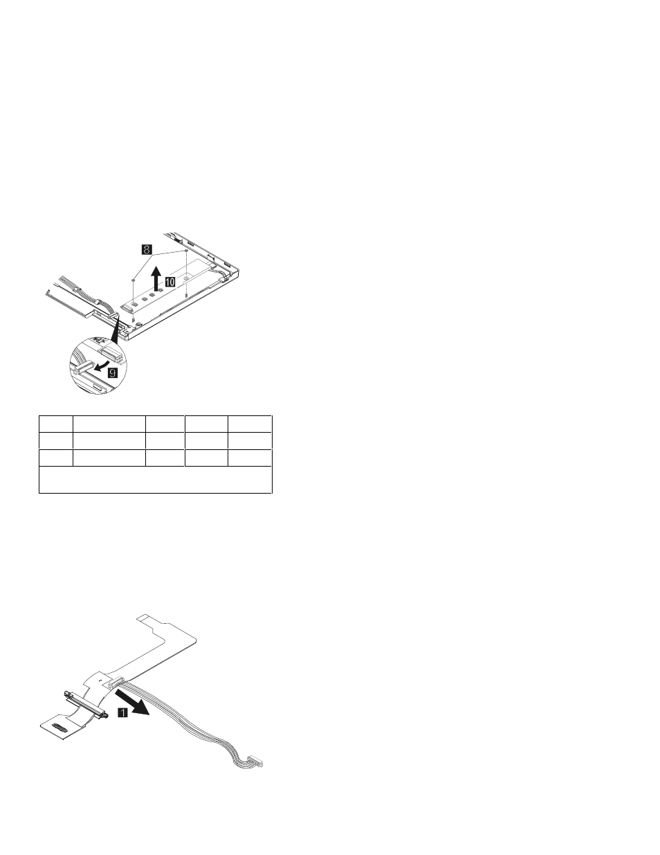 1110 fpc assembly | IBM Z50 User Manual | Page 61 / 77