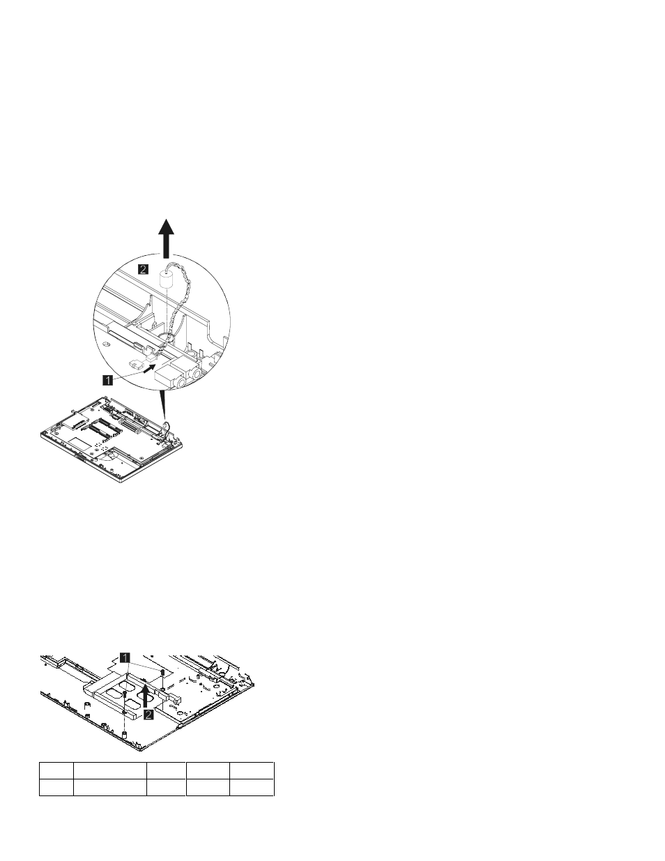 1140 audio ports, 1150 pc card slot assembly | IBM Z50 User Manual | Page 63 / 77