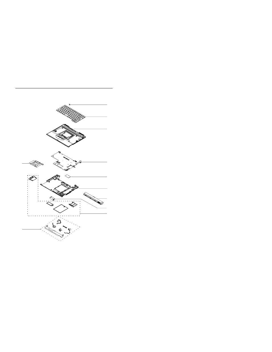 System unit parts listing | IBM Z50 User Manual | Page 71 / 77