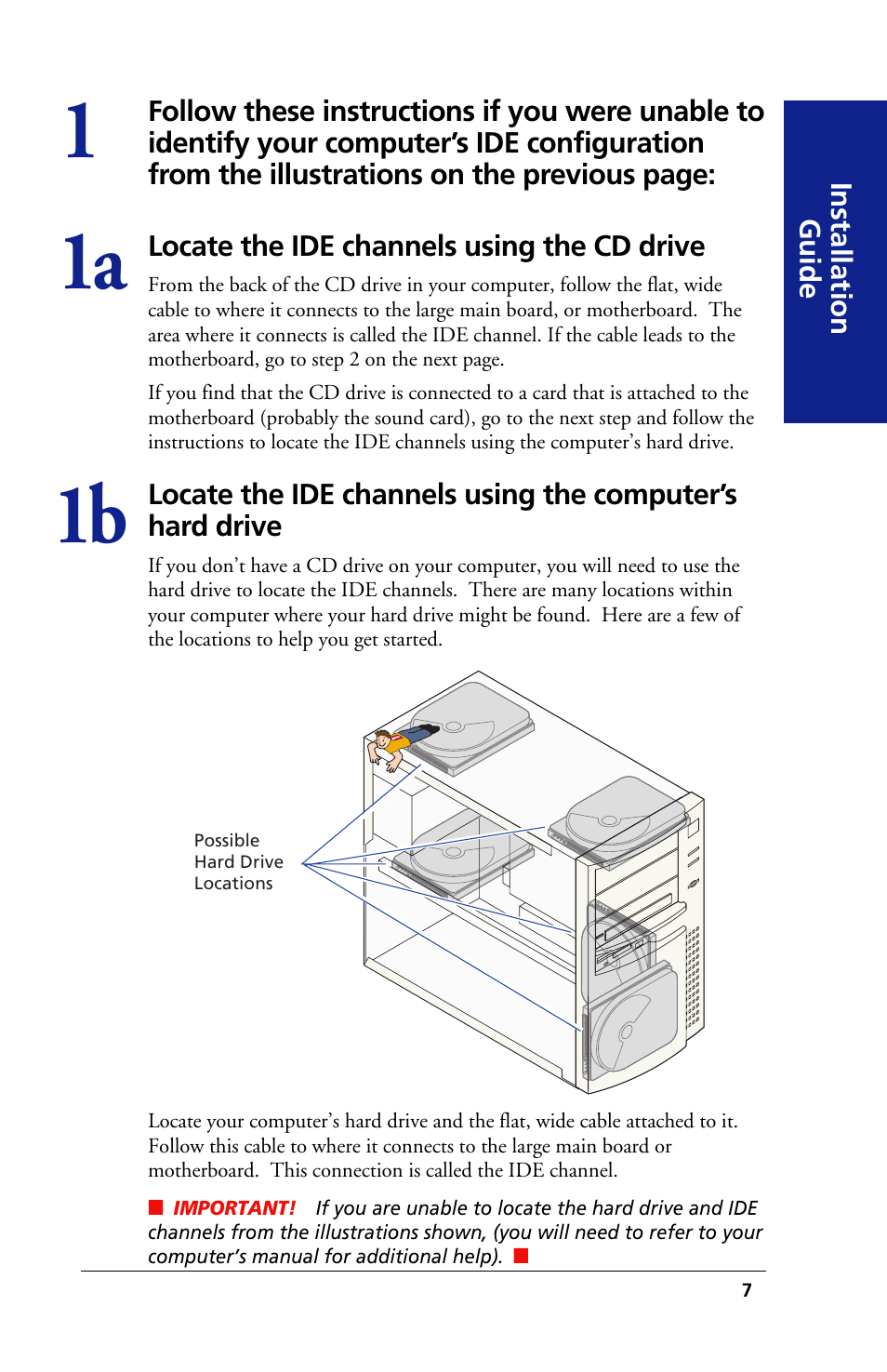 11a 1b | Iomega 03798300 User Manual | Page 7 / 48