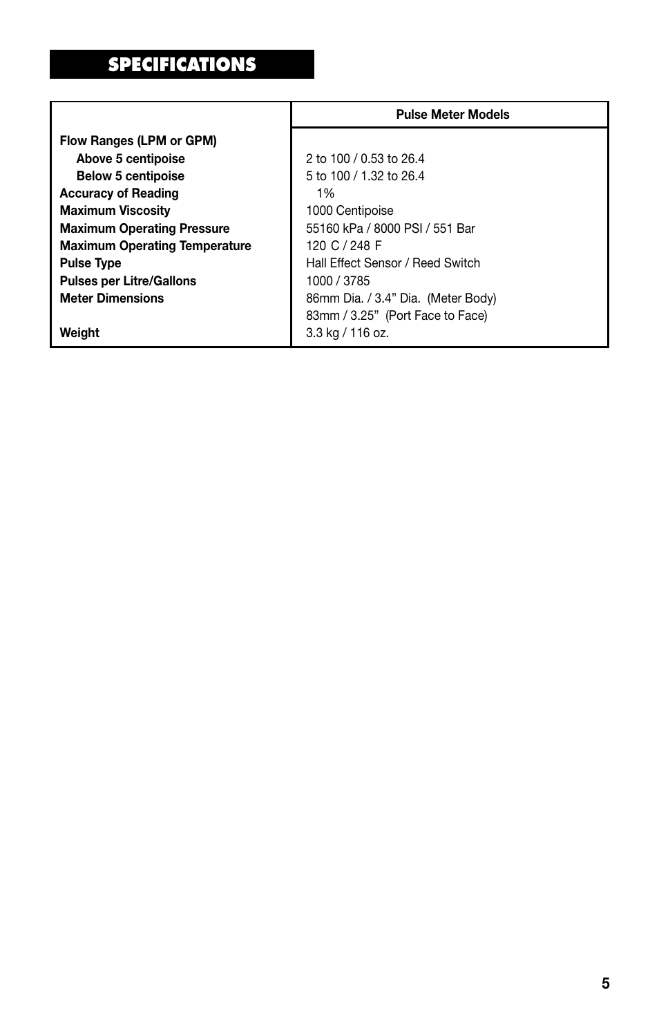 Specifications | Iomega HIGH FPD1000-HP User Manual | Page 7 / 12