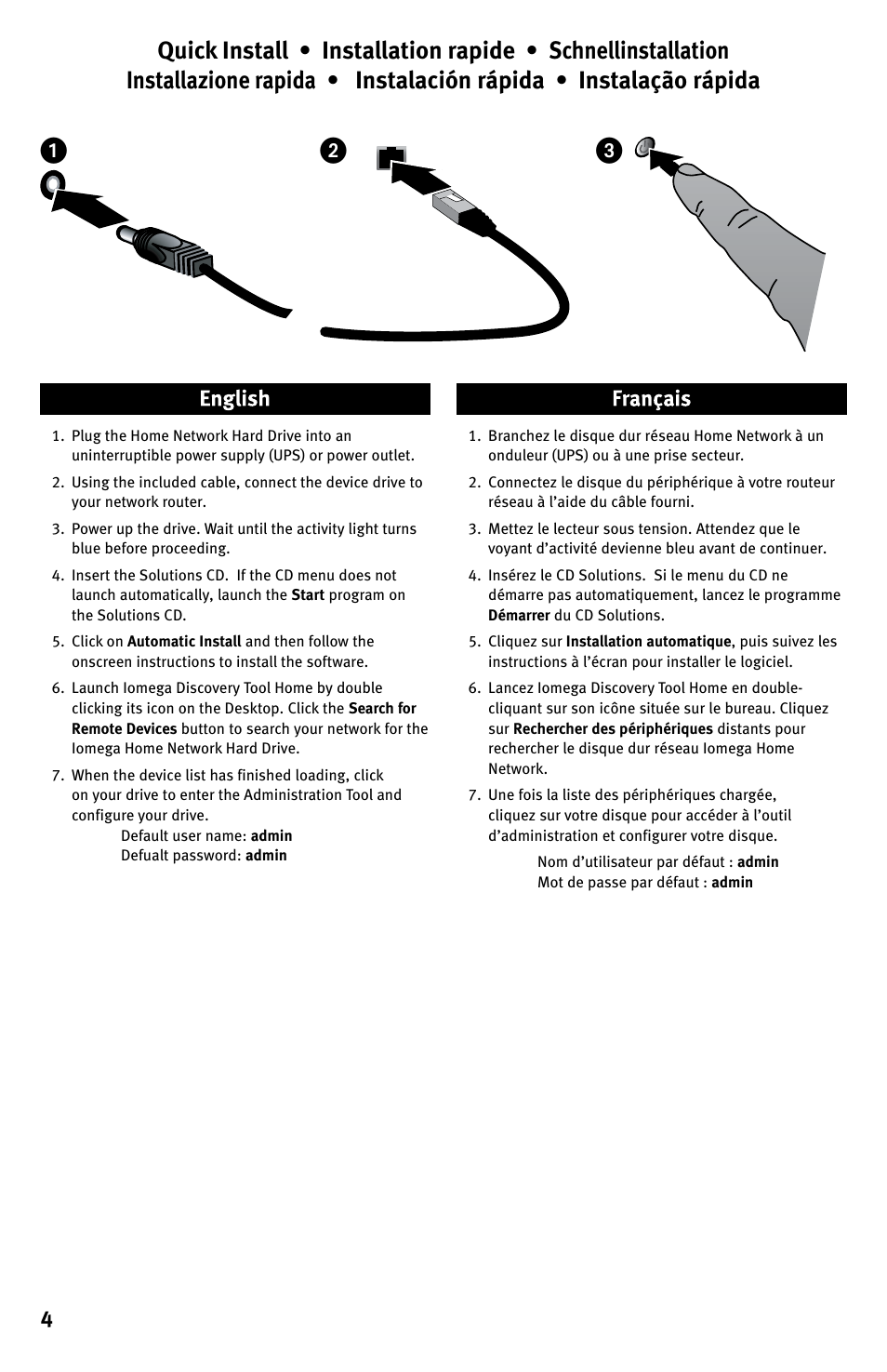 Iomega Home Network Hard Drive User Manual | Page 4 / 20