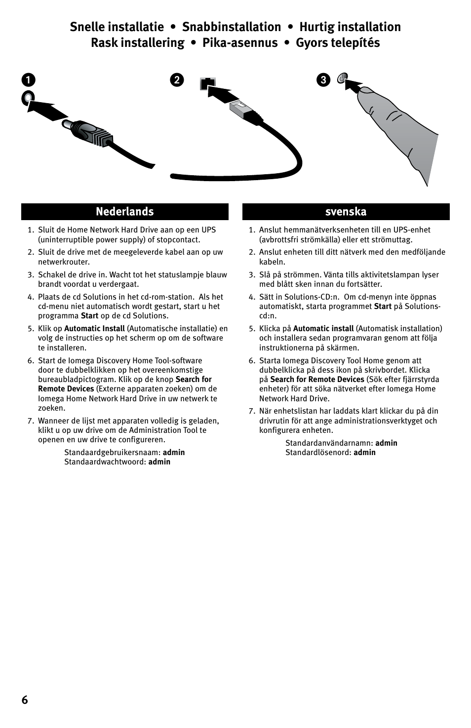 Iomega Home Network Hard Drive User Manual | Page 6 / 20