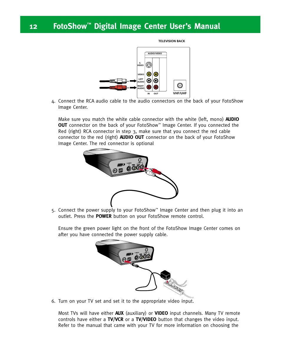 12 fotoshow, Digital image center user’s manual | Iomega FotoShow Digital Image Center User Manual | Page 12 / 68