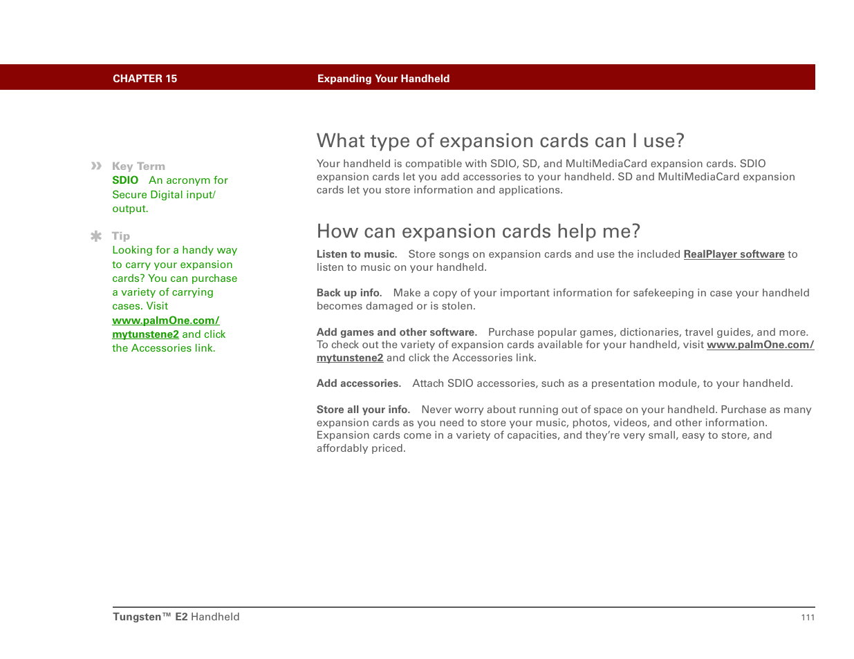 What type of expansion cards can i use, How can expansion cards help me | Int'l Wireless E2 User Manual | Page 120 / 159