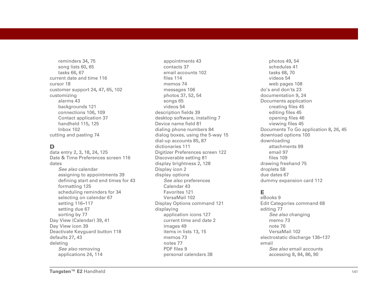 Int'l Wireless E2 User Manual | Page 150 / 159