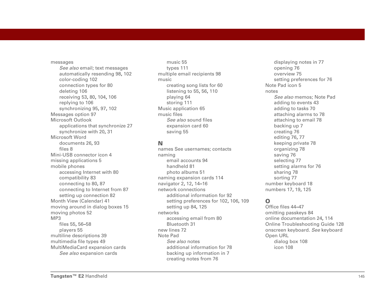 Int'l Wireless E2 User Manual | Page 154 / 159