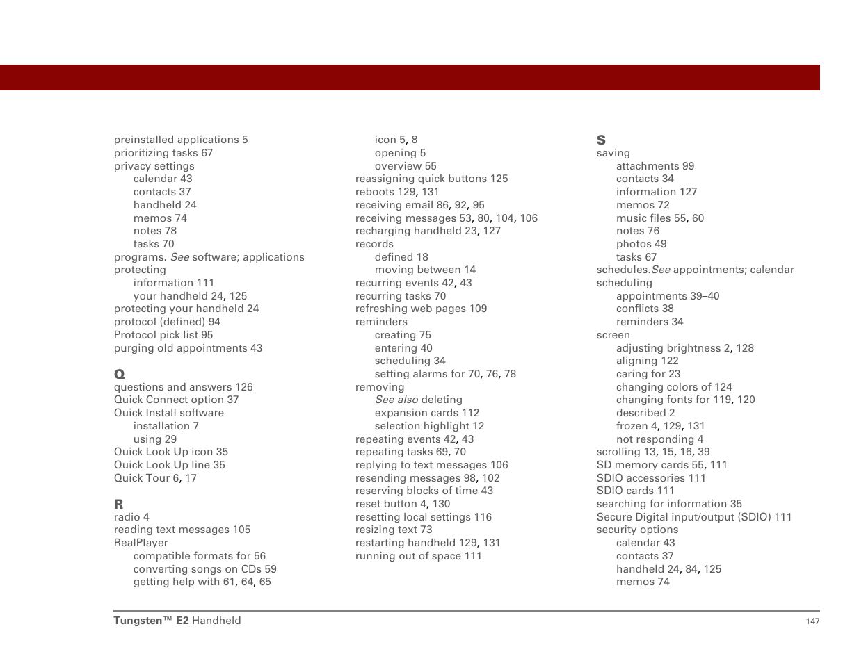 Int'l Wireless E2 User Manual | Page 156 / 159