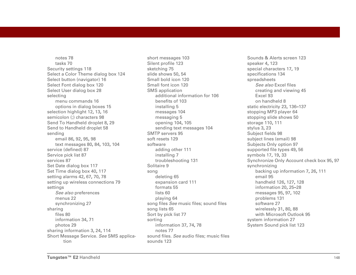 Int'l Wireless E2 User Manual | Page 157 / 159