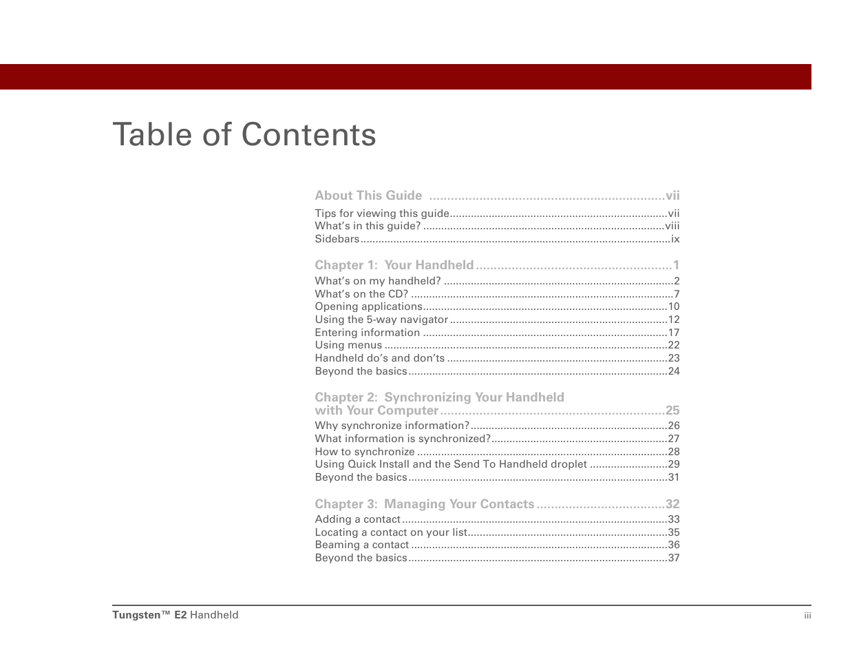 Int'l Wireless E2 User Manual | Page 3 / 159