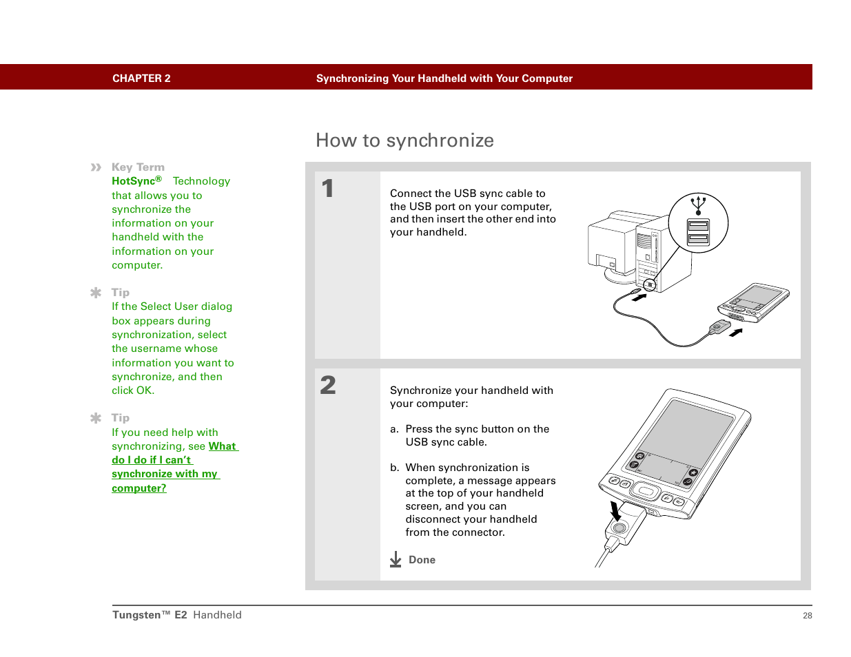 How to synchronize | Int'l Wireless E2 User Manual | Page 37 / 159