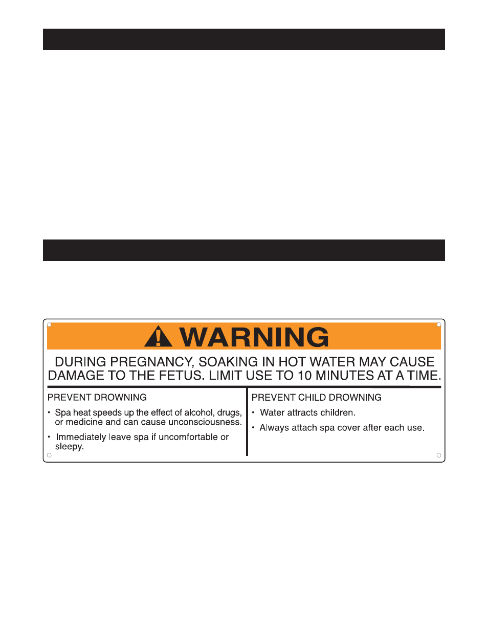 Posting the warning sign table of contents | Image IMSG62820 User Manual | Page 2 / 20