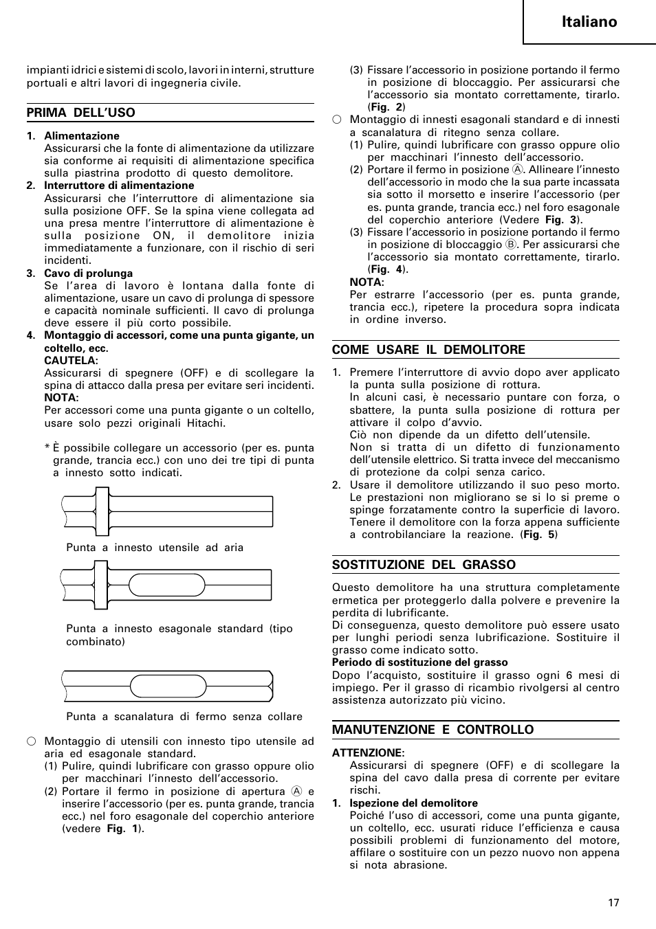 Italiano | Image H 70SD User Manual | Page 18 / 41