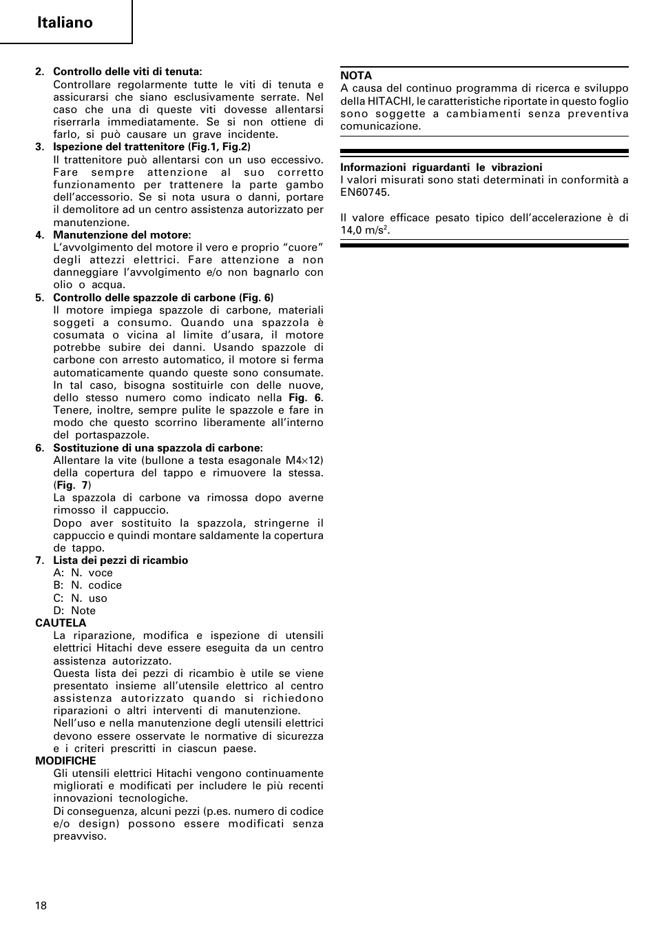 Italiano | Image H 70SD User Manual | Page 19 / 41