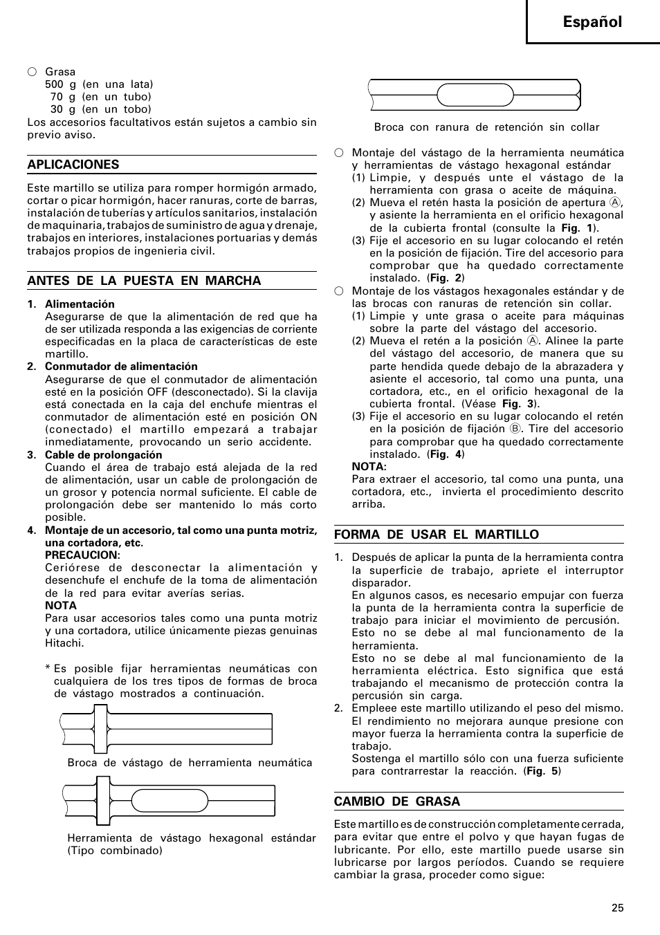 Español | Image H 70SD User Manual | Page 26 / 41