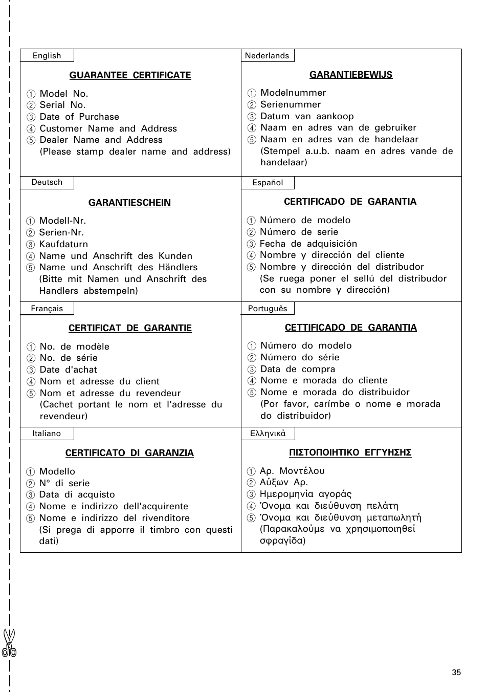 Back | Image H 70SD User Manual | Page 36 / 41