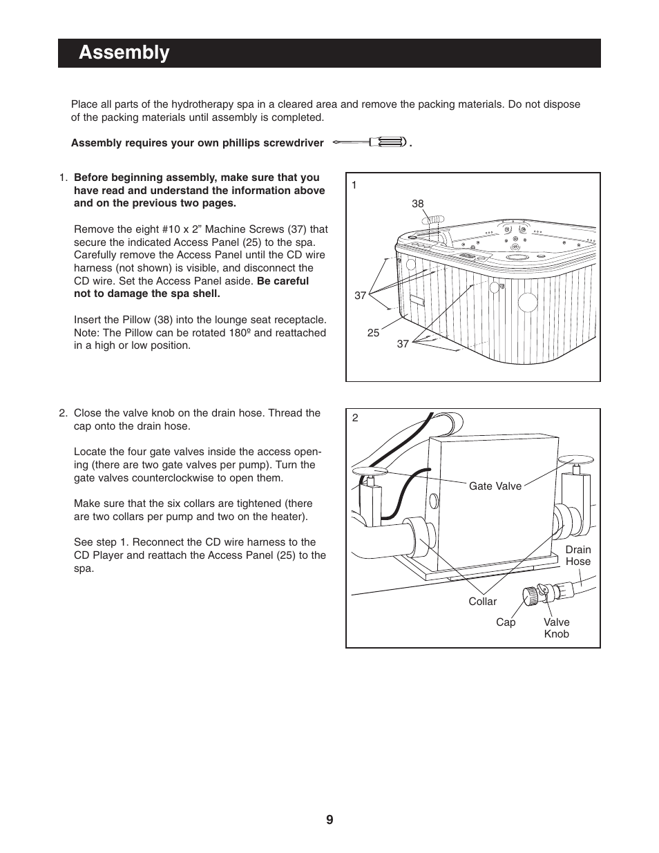 Assembly | Image IMSB53950 User Manual | Page 9 / 24
