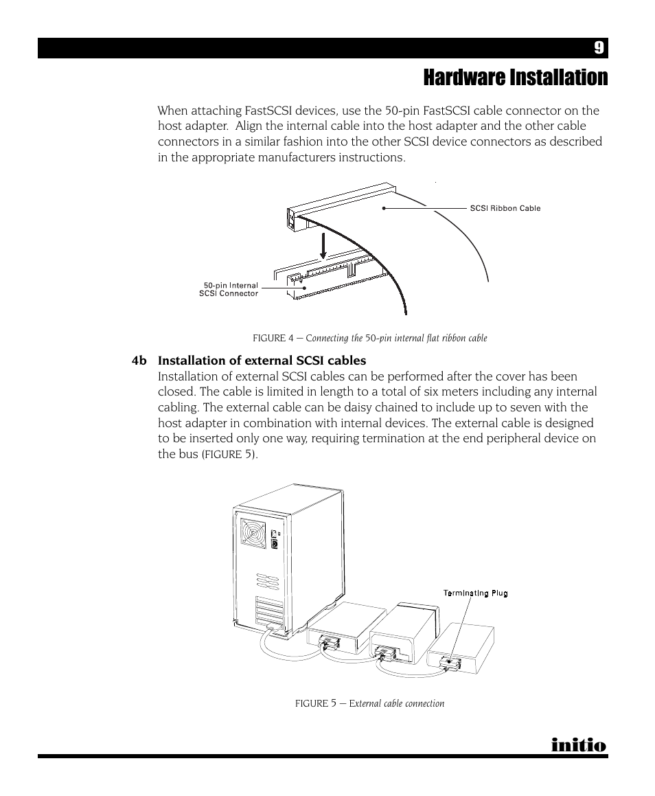 Hardware installation, Initio | Initio I/O HIGHWAY User Manual | Page 13 / 62