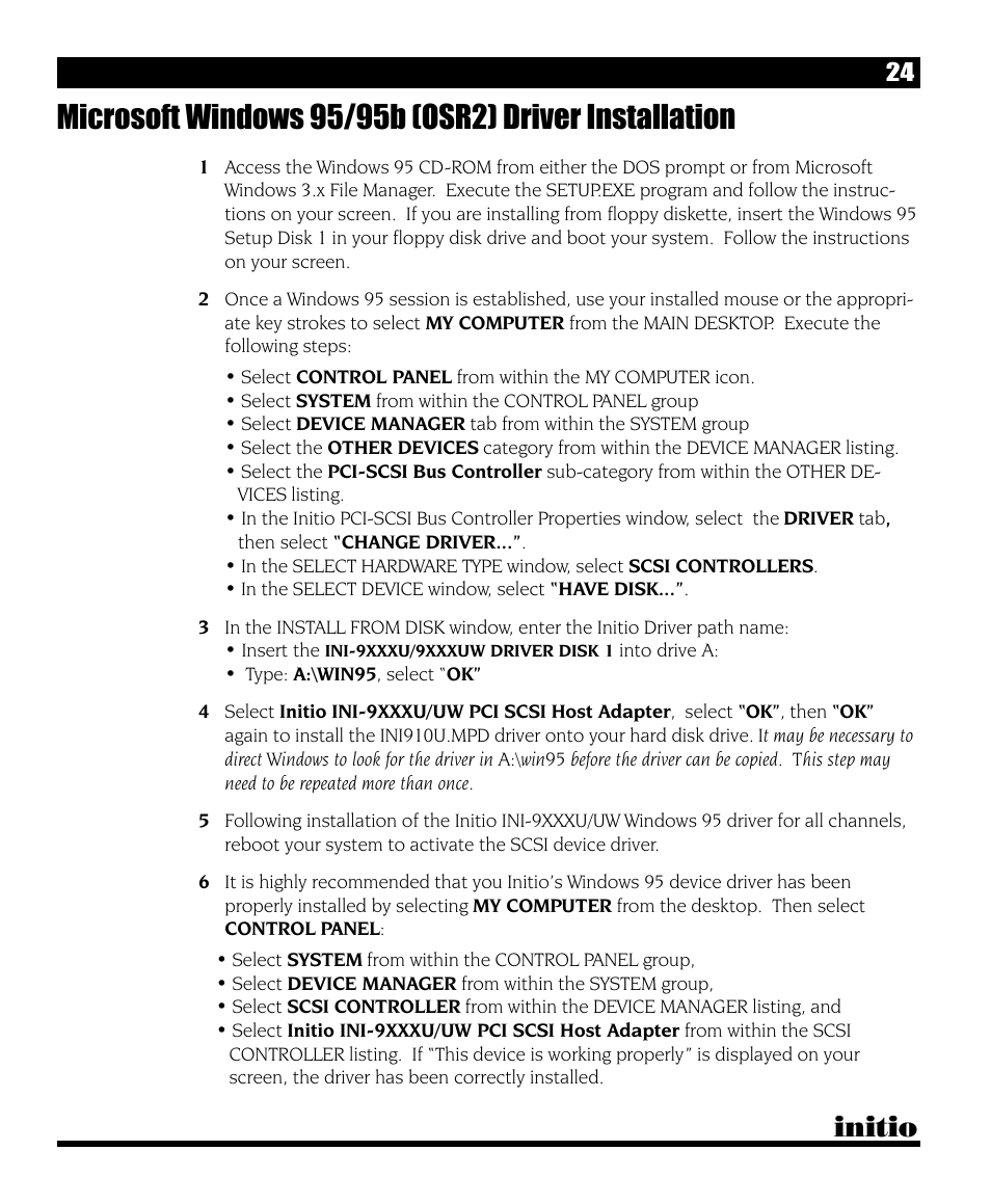 Initio | Initio I/O HIGHWAY User Manual | Page 28 / 62