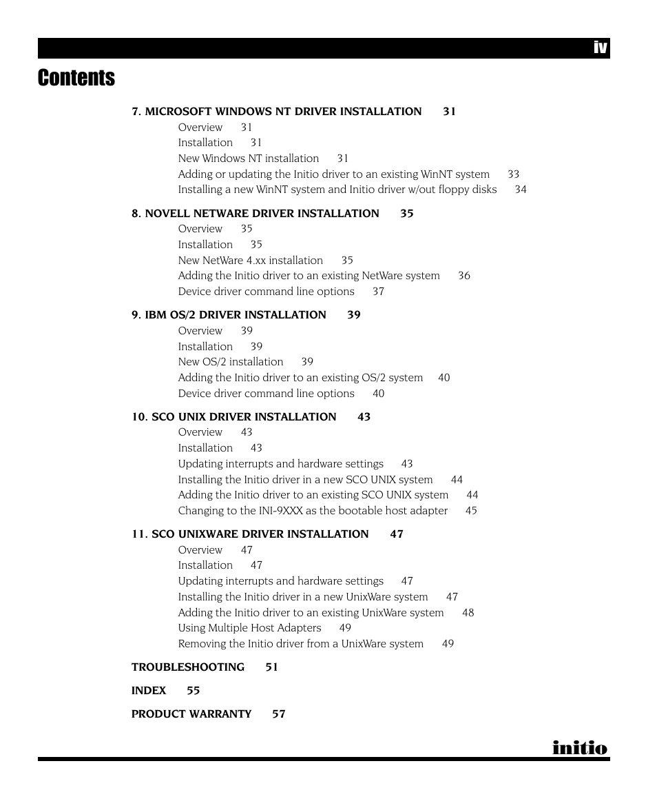 Initio I/O HIGHWAY User Manual | Page 4 / 62