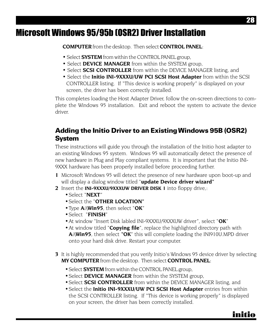 Initio | Initio INI-9090U User Manual | Page 32 / 64