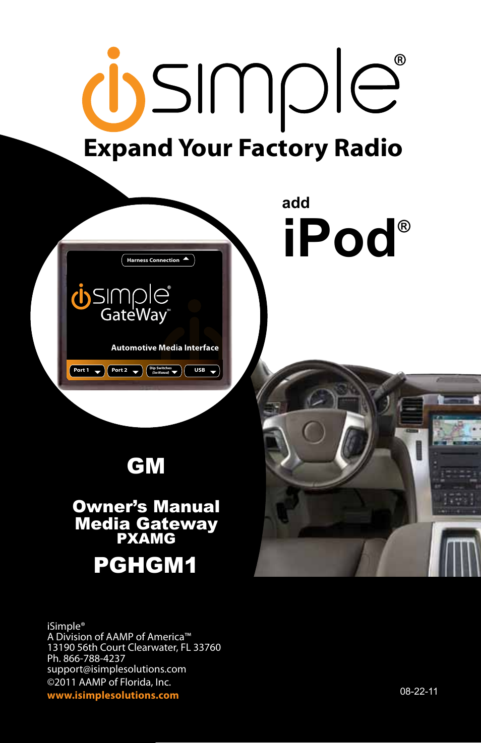 iSimple IPOD PXAMG User Manual | 17 pages